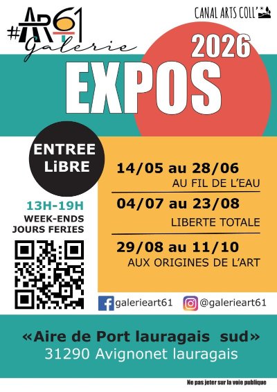EXPOSITION "AU FIL DE L'EAU" À LA GALERIE ART61