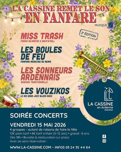 Soirée Concert à La Cassine