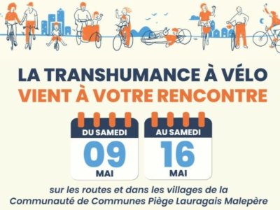 MAI À VÉLO : LA TRANSHUMANCE À VÉLO FAIT ÉTAPE À BELPECH