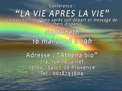 Conférence: La vie après la vie