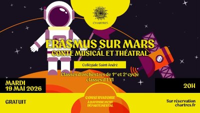 « Erasmus sur mars » - Conte musical et théâtral et concert - Conservatoire