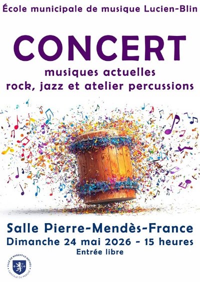 Concert grand ensemble de l'école de musique