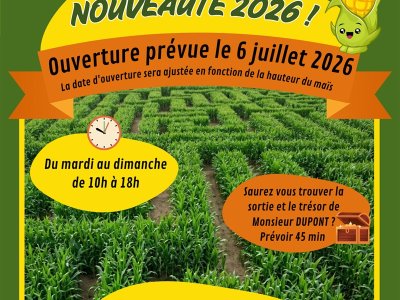 Pop's Aventures Labyrinthe de maïs
