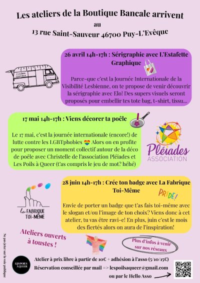 Viens décorer ta poêle à la Boutique Bancale