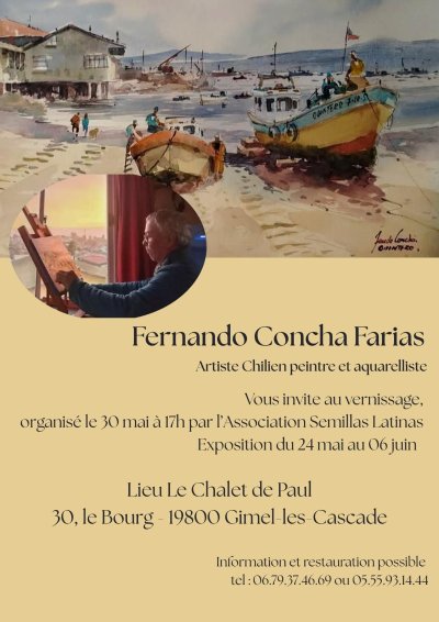 Chalet de Paul : Exposition : Fernando Concha Farias