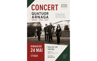 Concert quatuor Arnaga