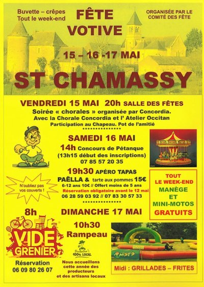 Fête Votive à Saint-Chamassy
