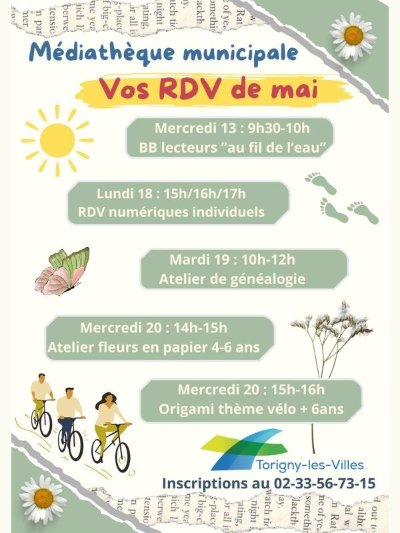 Exposition photo sur le vélo à la médiathèque