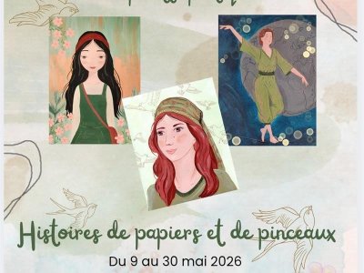 Exposition "histoire de papiers et de pinceaux"
