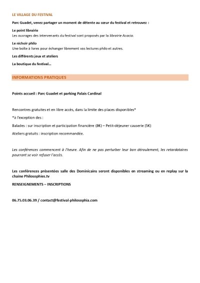 Festival Philosophia 2026