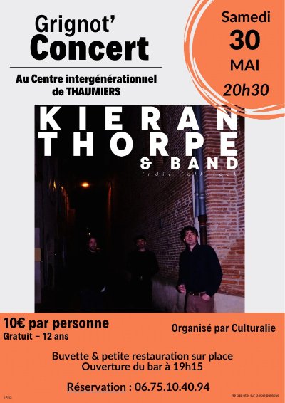 Grignot'Concert au Centre intergénérationnel de Thaumiers