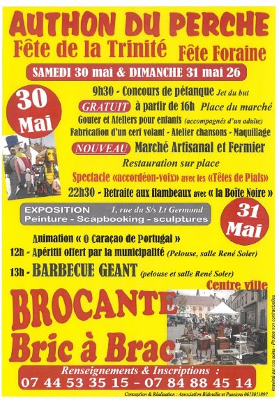 Fête de la Trinité & Fête foraine 2026