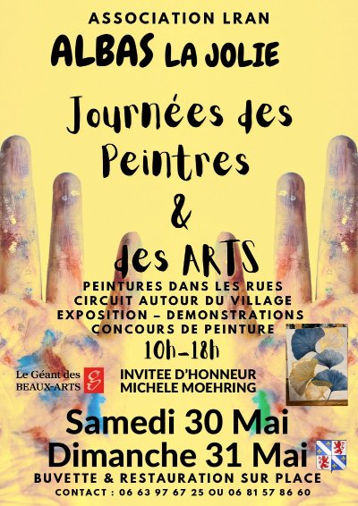 Albas accueille les Journées des Peintres et des Arts