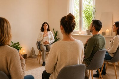 Séance de yoga