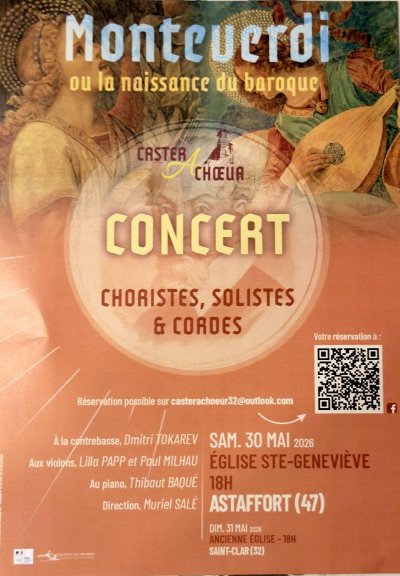Concert Monteverdi ou la naissance du baroque