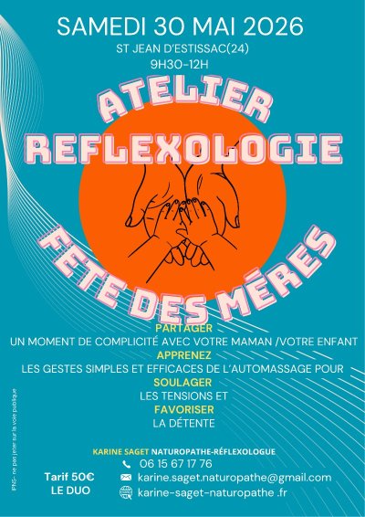 Atelier réflexologie Fête des Mères