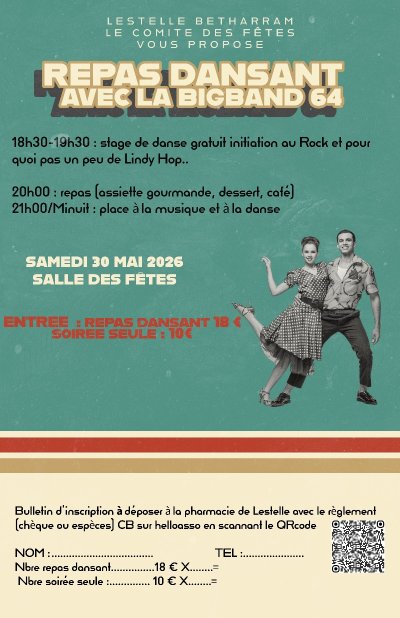 REPAS DANSANT AVEC LA BIGBAND 64