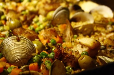 Repas paëlla