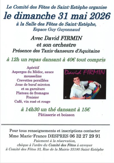 Déjeuner et thé dansant