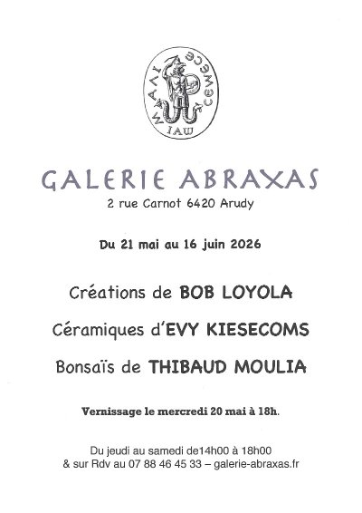Exposition : Trois regards sur la matière - Bob Loyola, Evy Kiesecoms, Thibaud Moulia