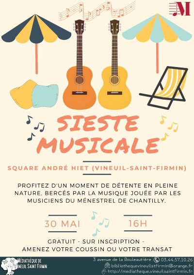 Sieste musicale à Vineuil-Saint-Firmin