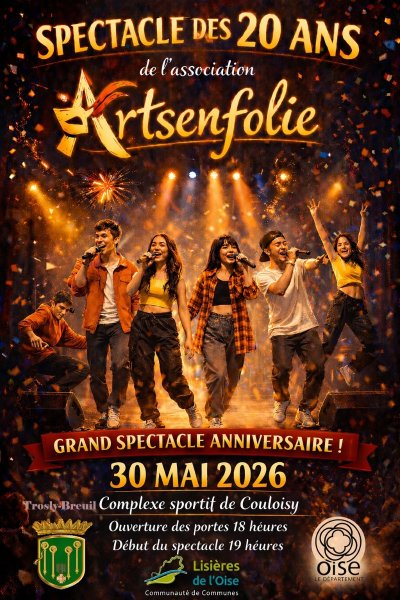 Spectacle des 20 ans de l'Association Artsenfolie