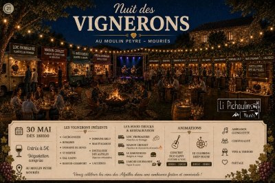 Nuit des vignerons au Moulin Peyre