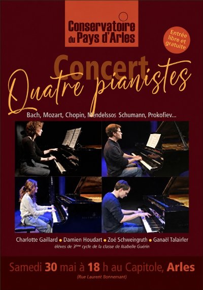 Concert "quatre pianistes"