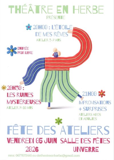 Fête des ateliers du Théâtre en Herbe