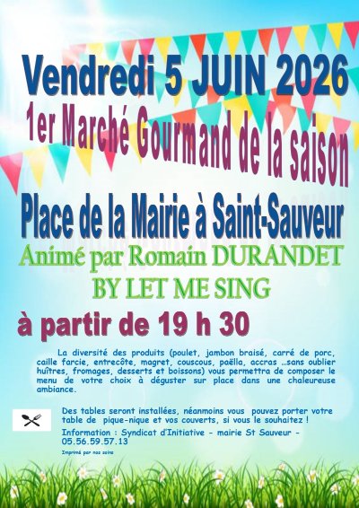 Marchés gourmands de St-Sauveur