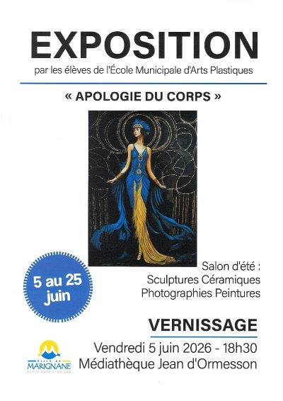 Exposition de l'École Municipale d'Arts Plastiques : L'apologie du corps