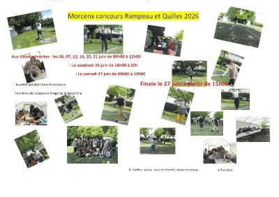Concours rampeau et quilles 2026