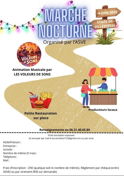 Marché nocturne