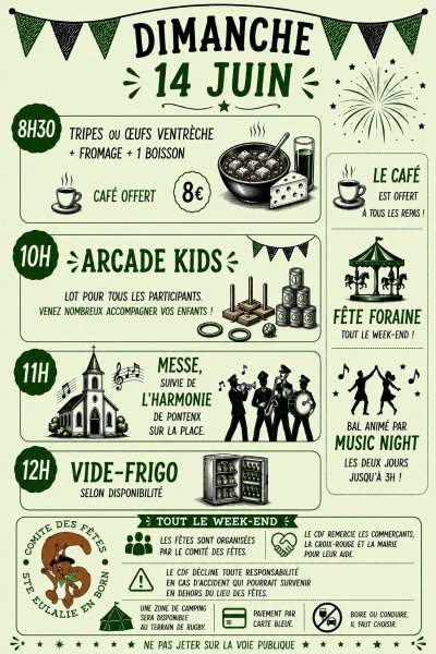Fêtes patronales de Sainte-Eulalie-en-Born