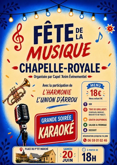 Fête de la musique à Chapelle-Royale