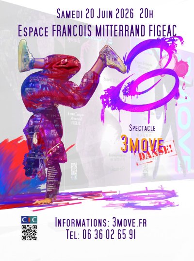 Spectacle de danse 3Move, à Figeac