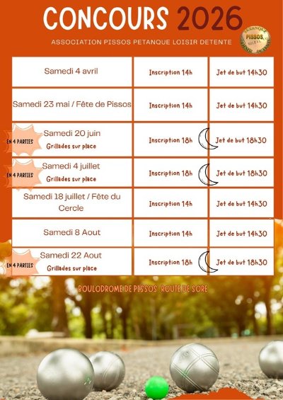 Concours pétanque