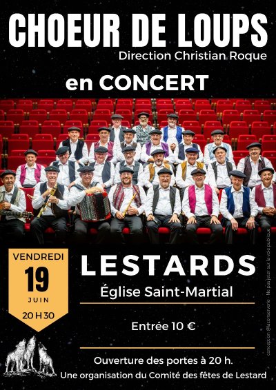 Concert Choeur de Loups à Lestards