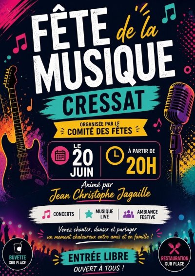 Fête de la Musique à Cressat