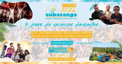 Cubasanga, la fiesta caribéenne les pieds dans l'eau