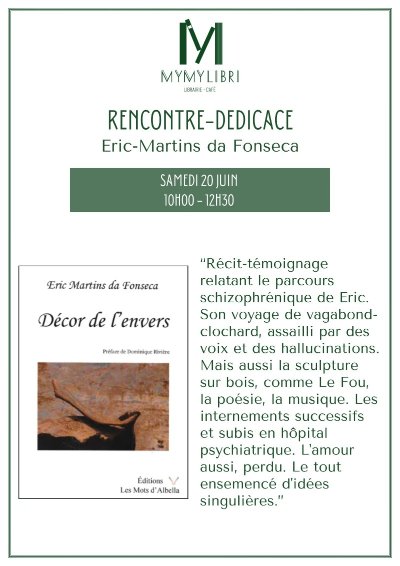 Dédicace et rencontre avec Eric Martins Da Fonseca