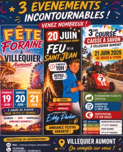 3 événement incontournables