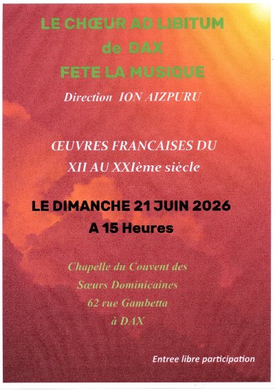 Concert de chant choral