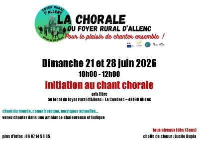 INITIATION AU CHANT CHORALE
