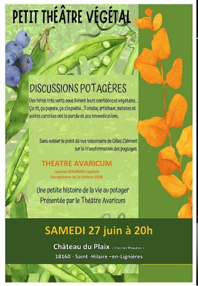 Spectacle "Le Petit Théâtre Végétal"