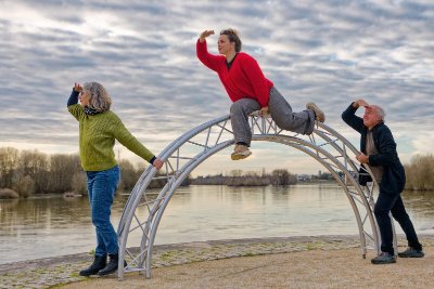Le Fleuve Ambulant - spectacle itinérant à vélo de la Cie Wonderkaline