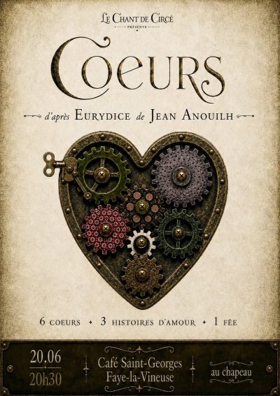 "Coeurs" d'après Eurydice de Jean Anouilh