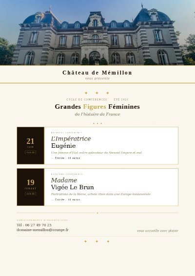 Conférence l'Impératrice Eugénie