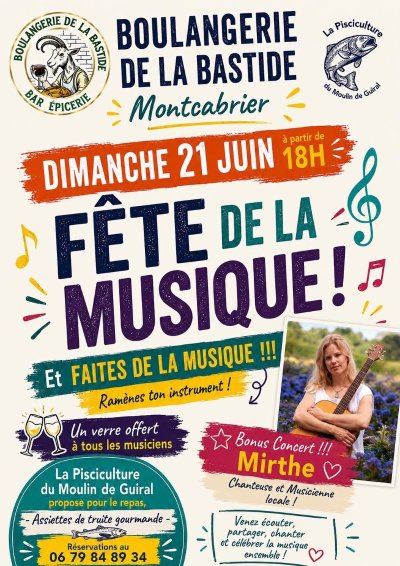 Fête de la musique à Montcabrier