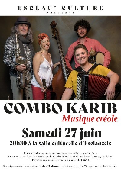 Esclau'Culture : Combo Karib - Musique Créole